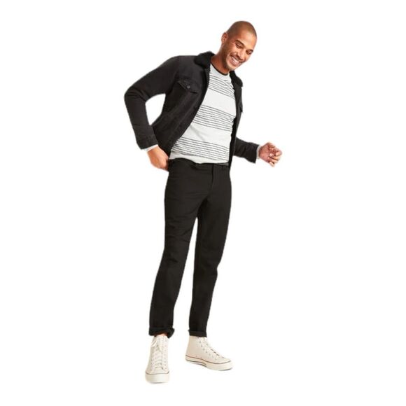 Mens Old Navy Athletic Taper Built in Flex Black Jeans - Sz 31 x 30 - Picture 1 of 5